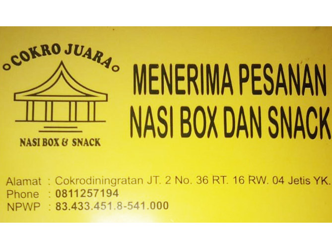COKRO JUARA COKRODININGRATAN