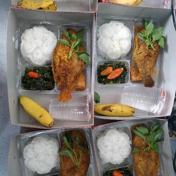 Nasi mangut nila