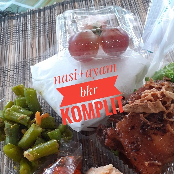 Nasi+ayam bkr k