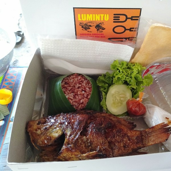 Nasi merah nila