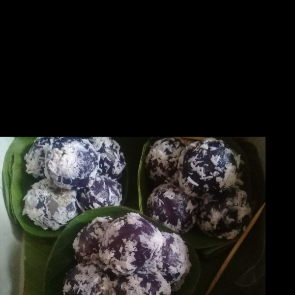 Klepon ubi ungu