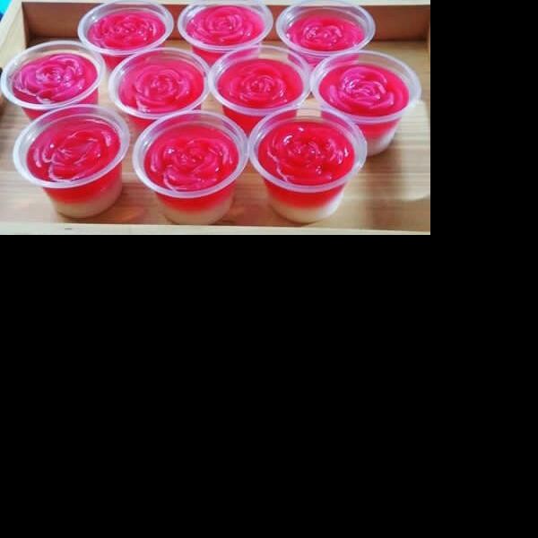 Puding mawar