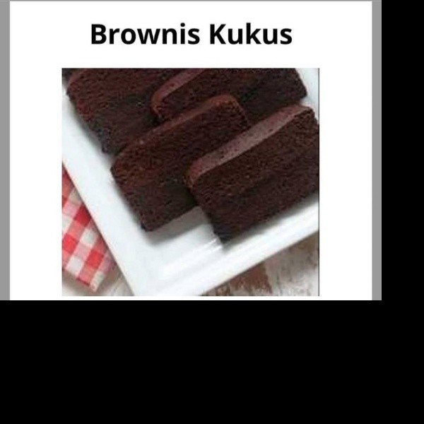 Brownies kukus
