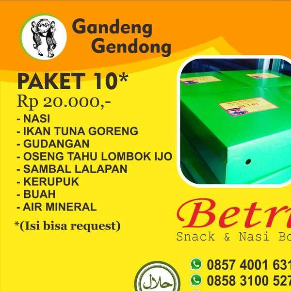 Nasi Box Pkt 10