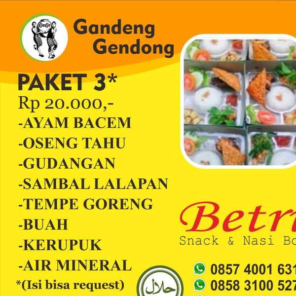Nasi box Pkt 3