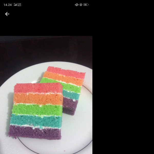 Rainbow cake