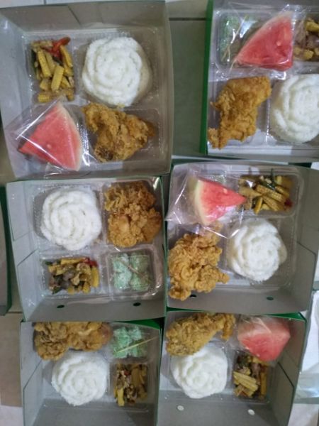Nasi ayam krisp