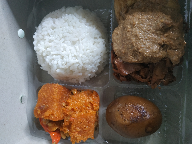 Nasi gudegtelur