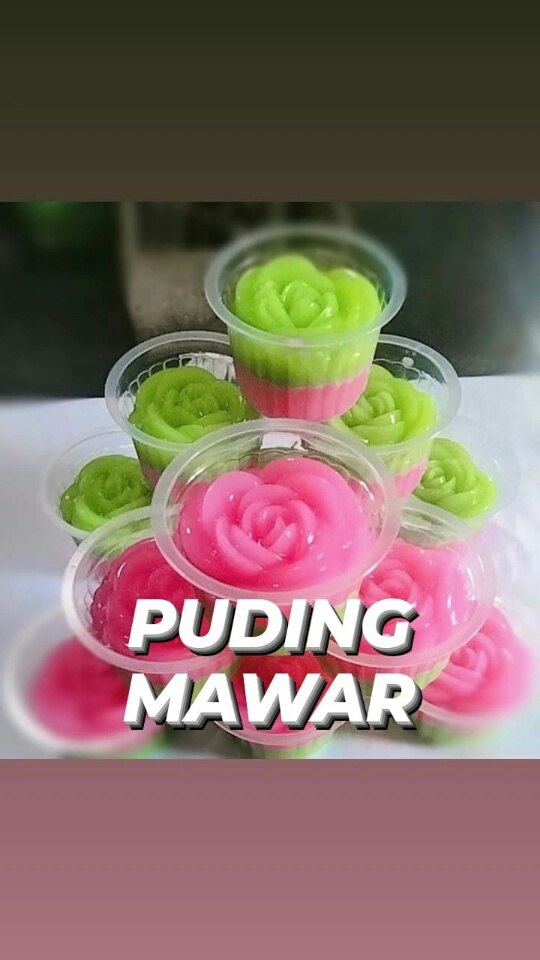 Puding mawar
