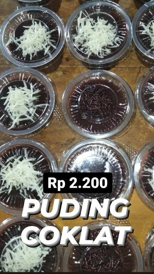 Puding coklat
