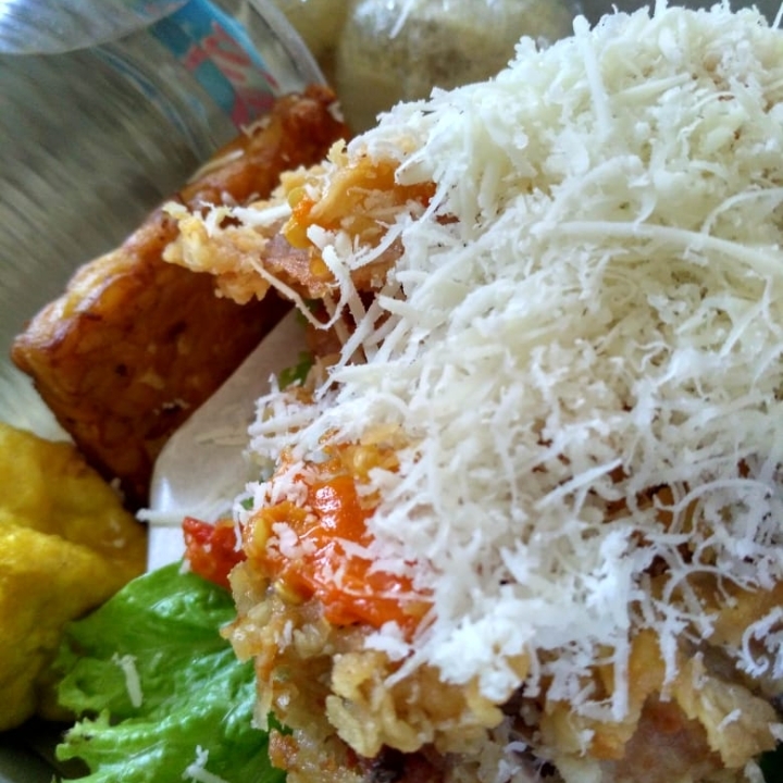 Geprek keju