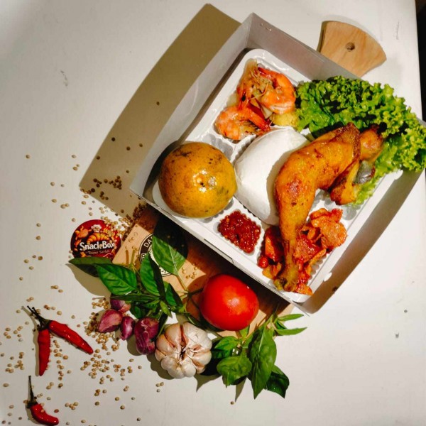 Ayam Kampung Capcay Udang Fullset