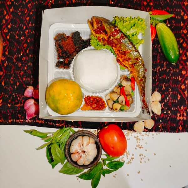Gembung Bakar Gongso Paru Goreng Full set 