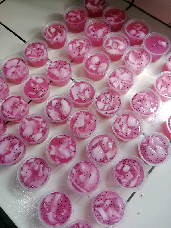 puding kelapa muda