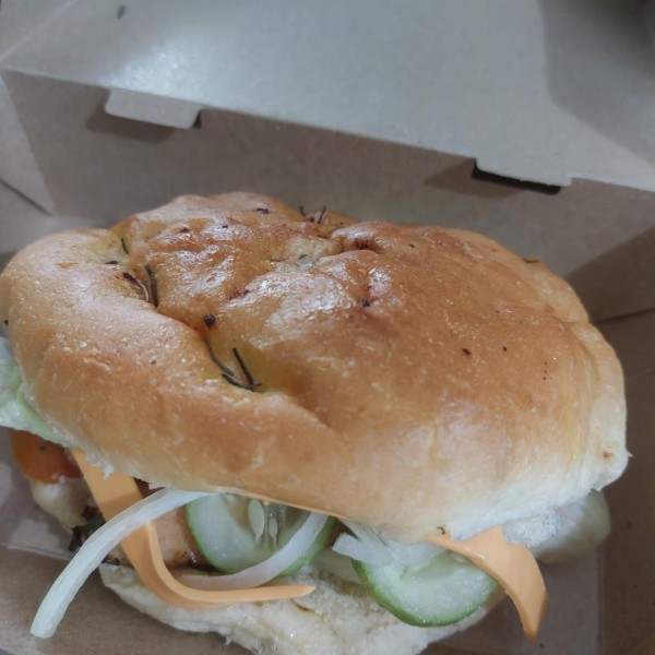 DIET FOOD FOCCACIA SANDWICH