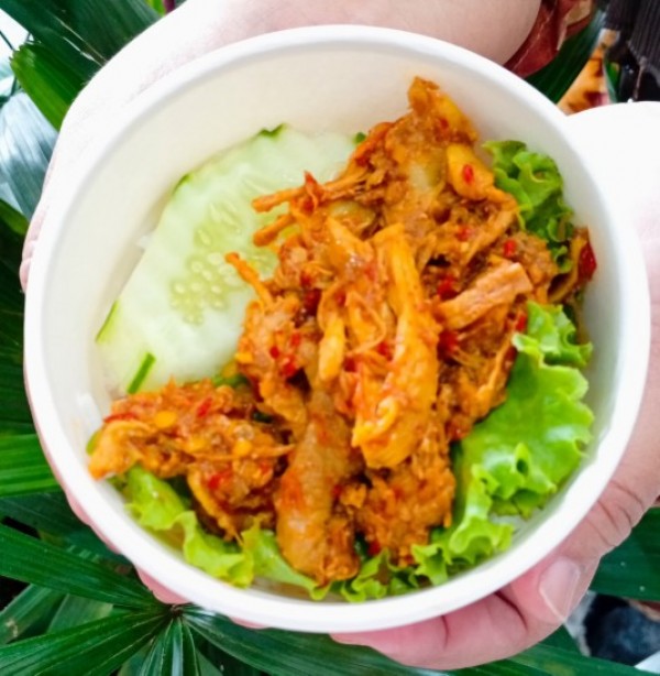 ricebowl ayam pedas