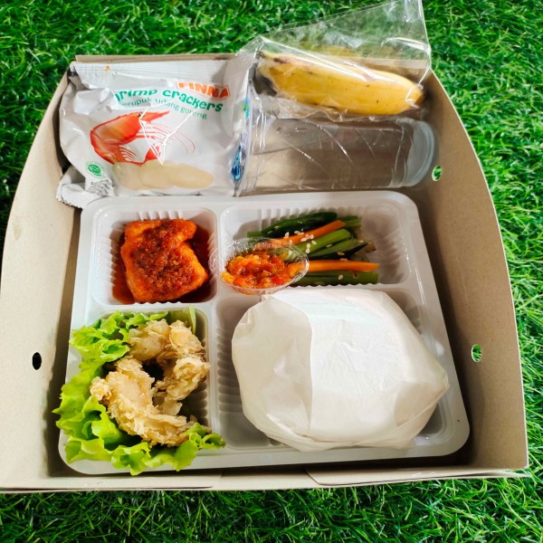 Nasi Gurame Tepung/ Asam Manis
